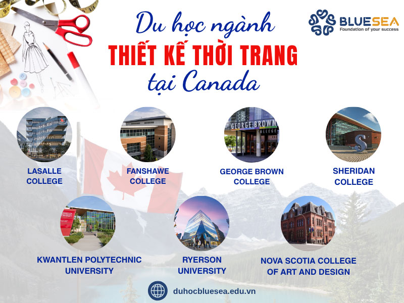 Du học ngành thiết kế thời trang tại Canada