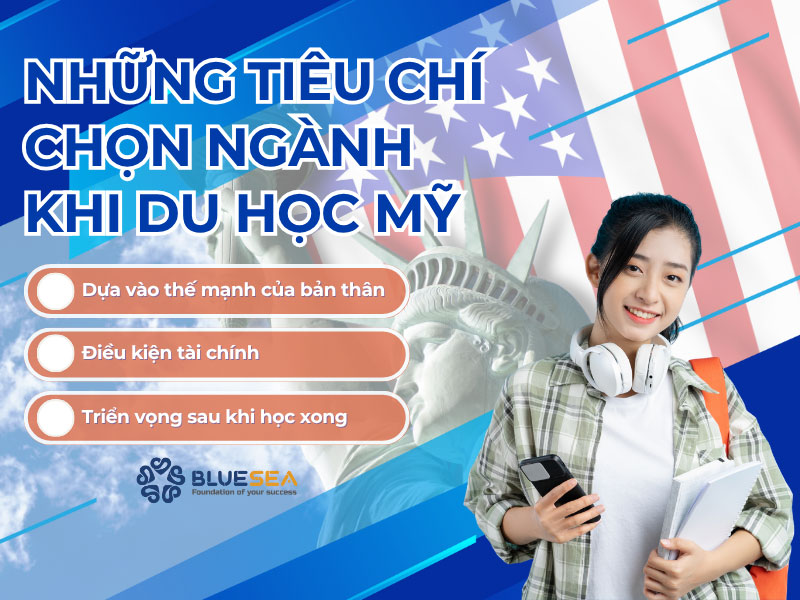 Những tiêu chí khi lựa chọn ngành khi đi du học ỏ Mỹ