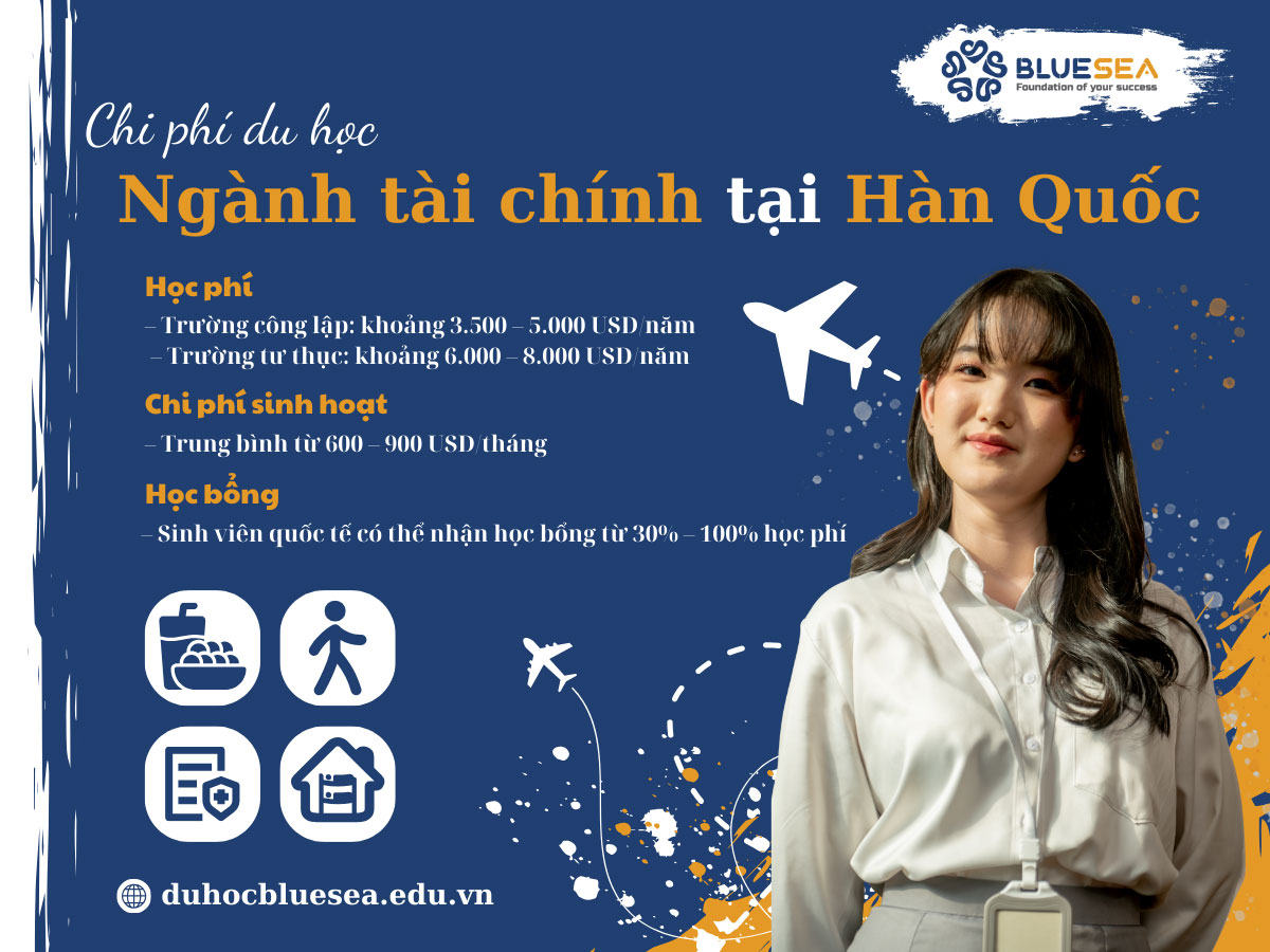 Chi phí du học ngành tài chính tại Hàn Quốc