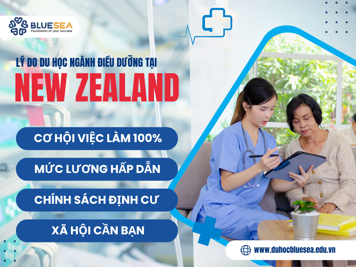 Lý do nên du học New Zealand ngành điều dưỡng