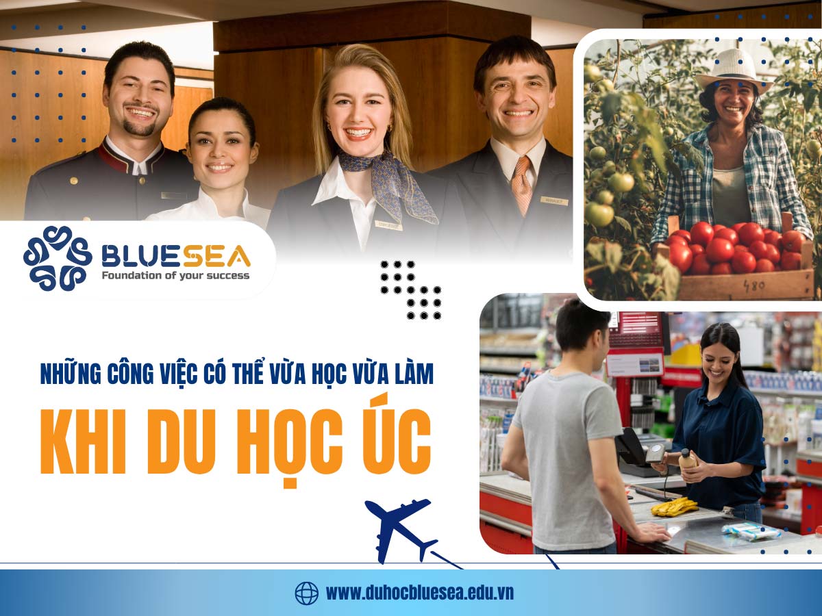 Những công việc có thể vừa học vừa làm tại Úc