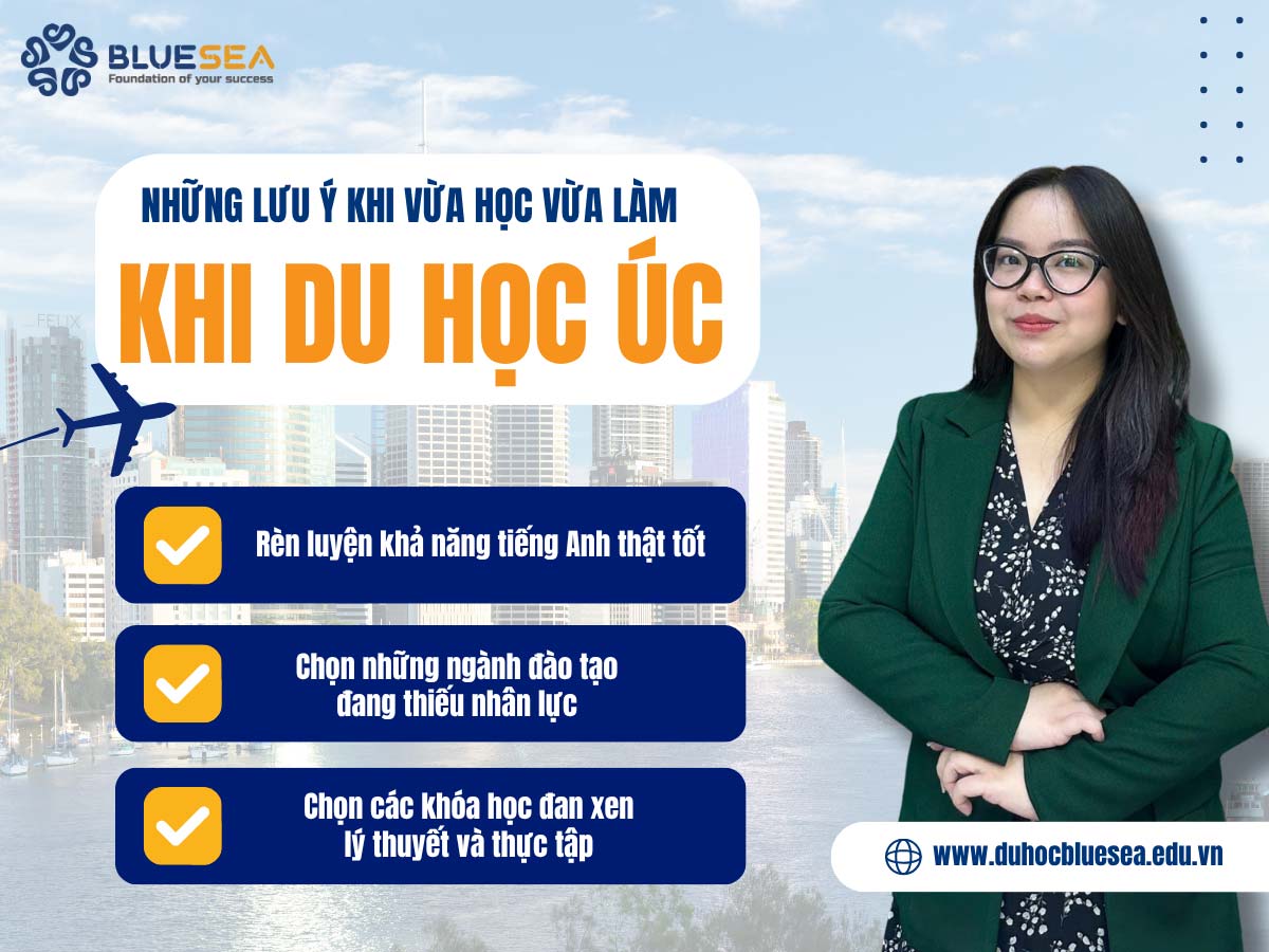 Những lưu ý khi du học Úc vừa học vừa làm