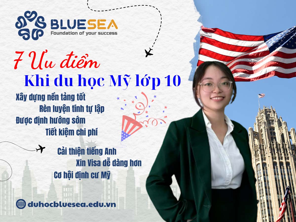 7 Ưu điểm khi du học Mỹ lớp 10