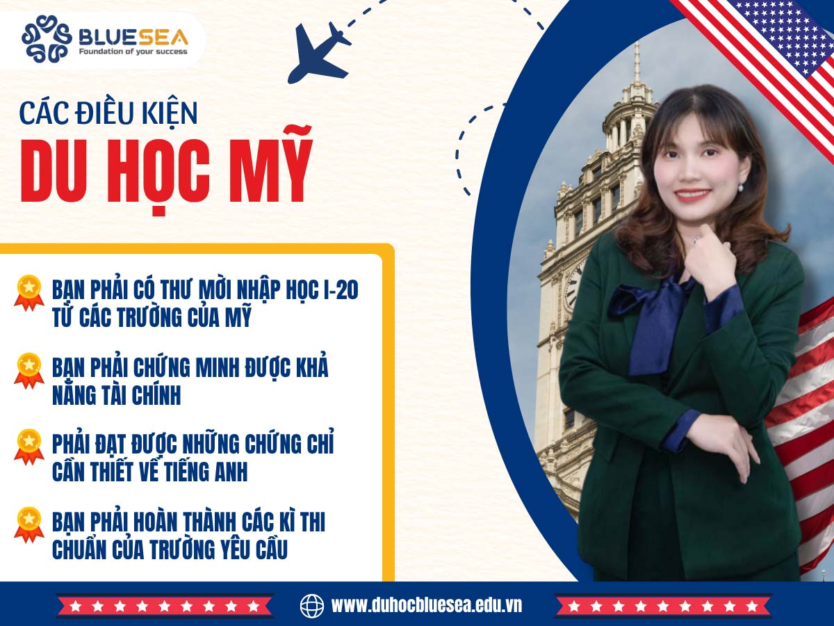 Các điều kiện du học Mỹ