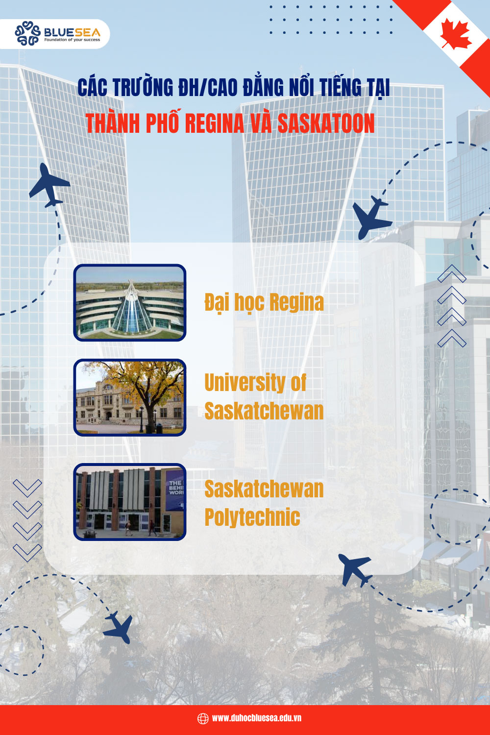 Regina và Saskatoon – Thành phố có nhiều hỗ trợ cho du học sinh nhất