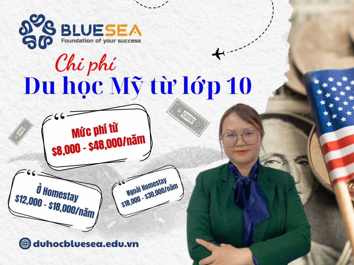 Chi phí du học Mỹ từ lớp 10