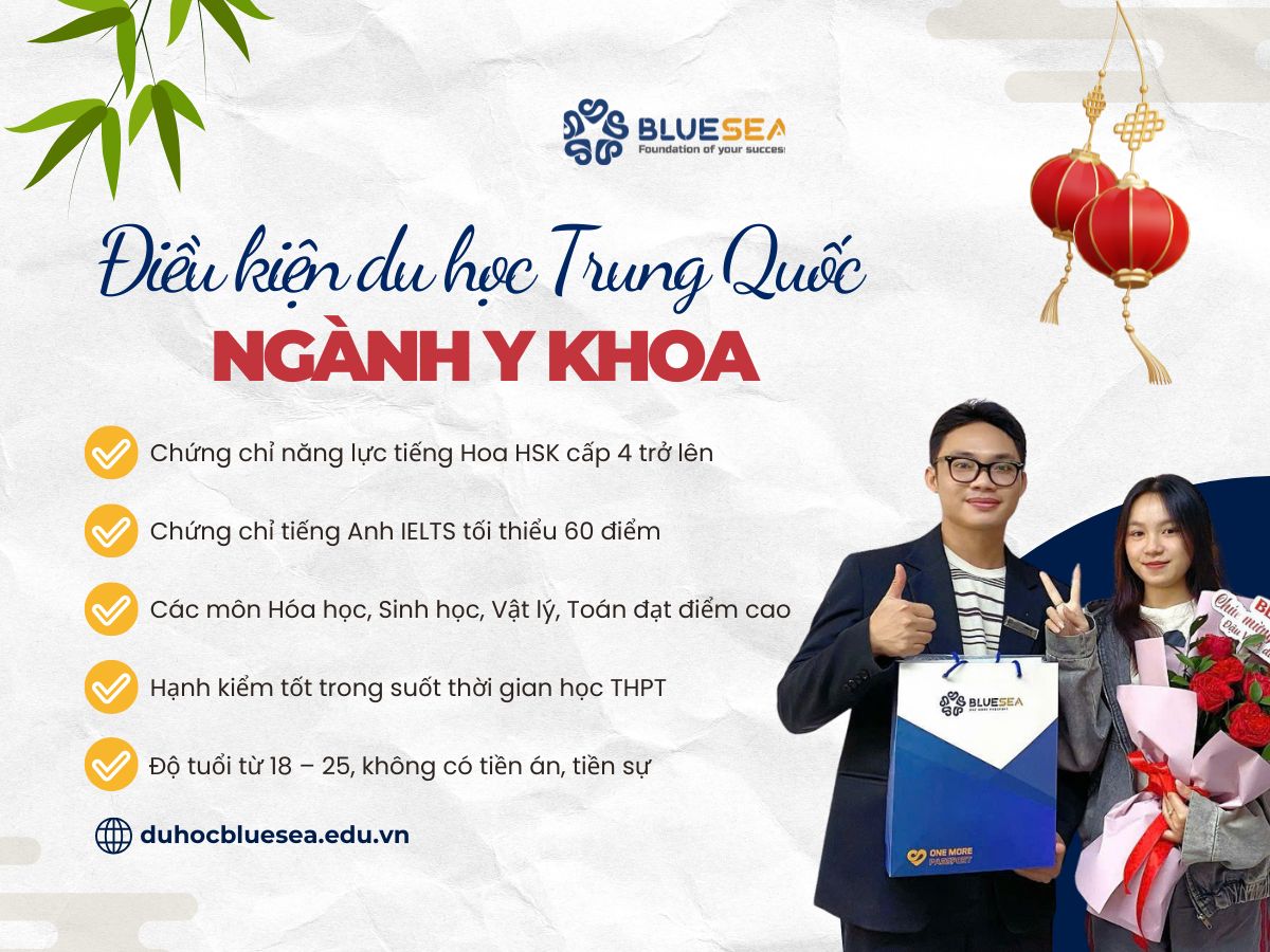 Điều kiện du học Trung Quốc ngành y khoa
