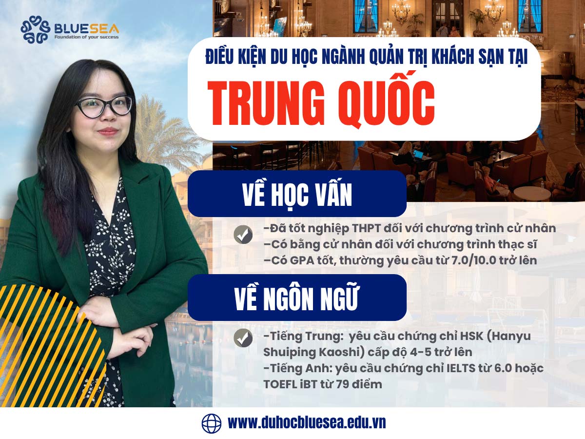 Điều kiện du học ngành quản trị khách sạn ở Trung Quốc
