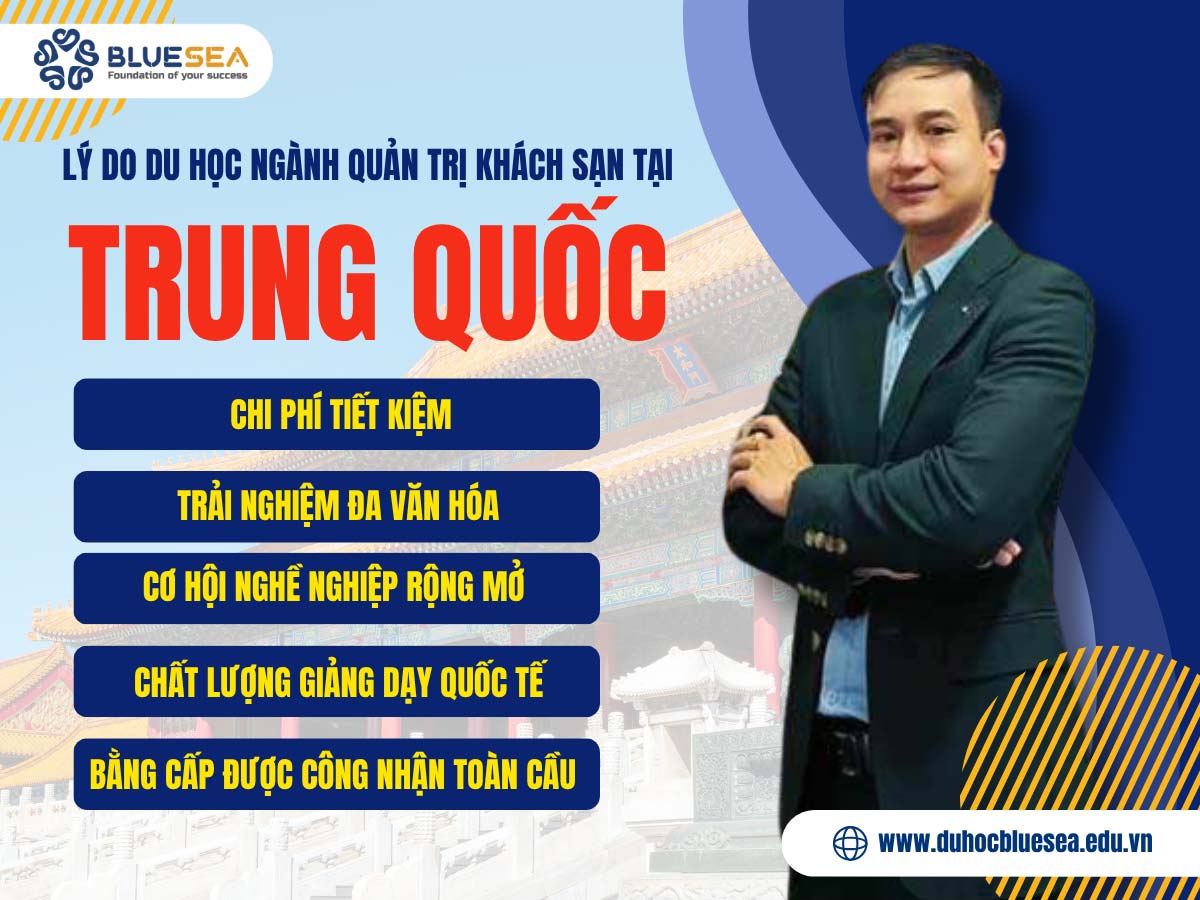 Lý do du học Trung Quốc ngành quản trị khách sạn