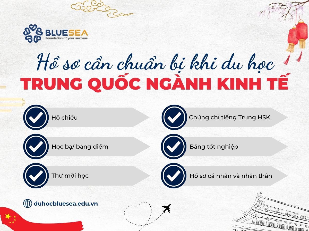 Hồ sơ cần chuẩn bị khi du học Trung Quốc ngành kinh tế