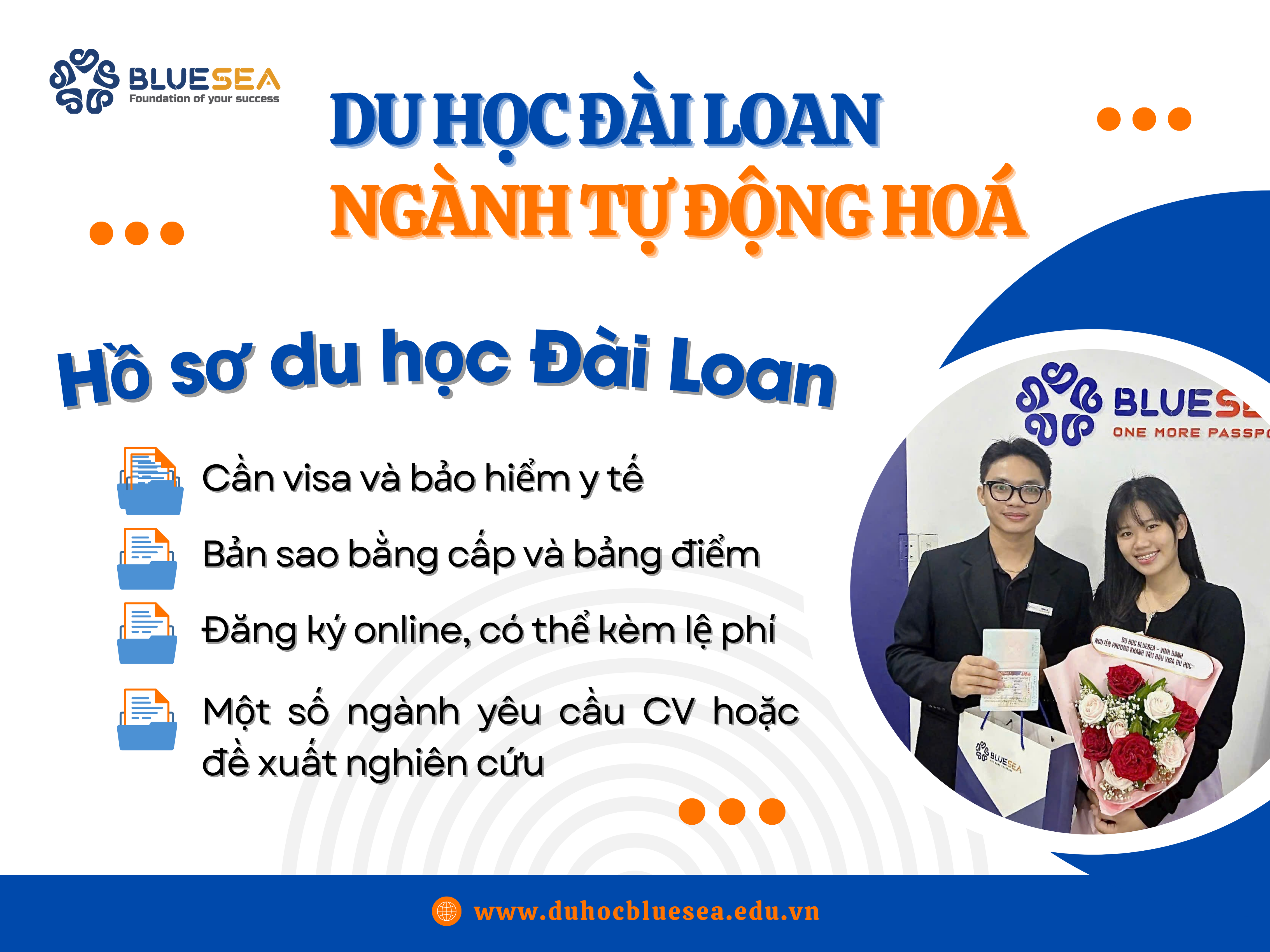 Hồ sơ du học Đài Loan ngành tự động hoá