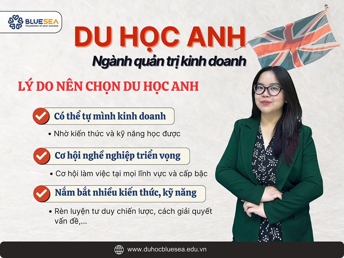 Vì sao nên theo học ngành quản trị kinh doanh tại Vương Quốc Anh?