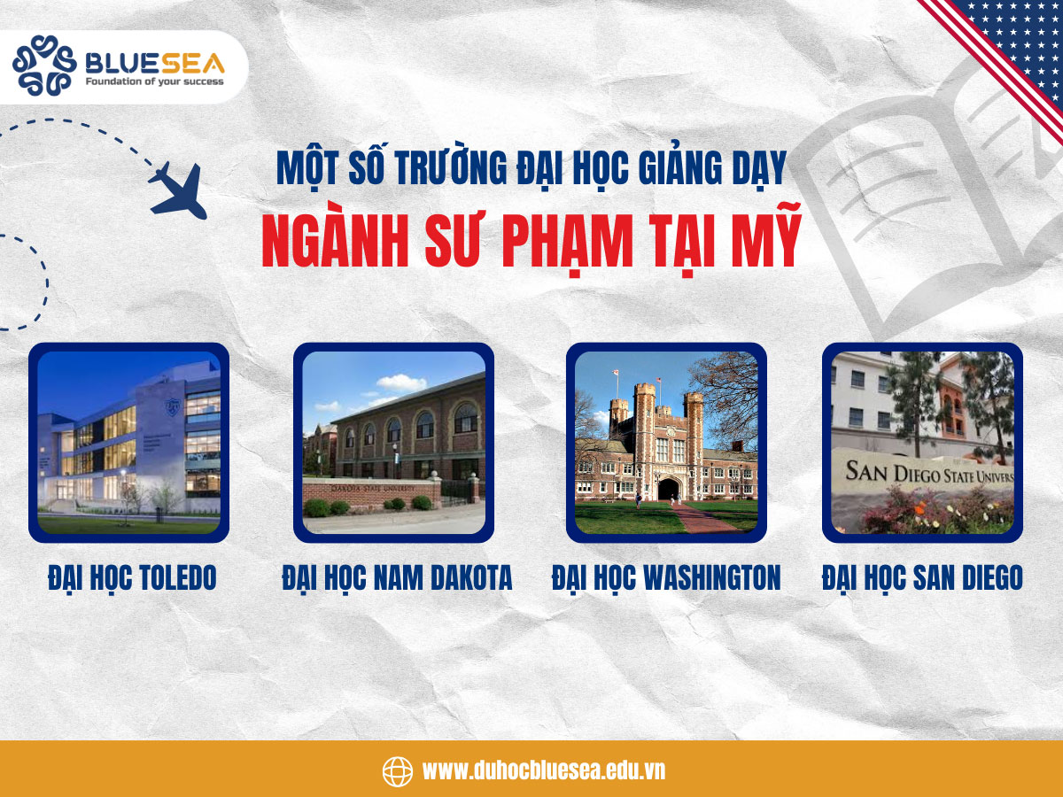 Một số trường đại học giảng dạy ngành sư phạm uy tín tại Mỹ