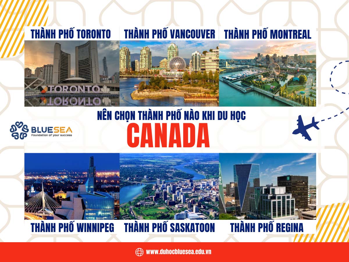 Du học Canada 2025 nên chọn ở thành phố nào?