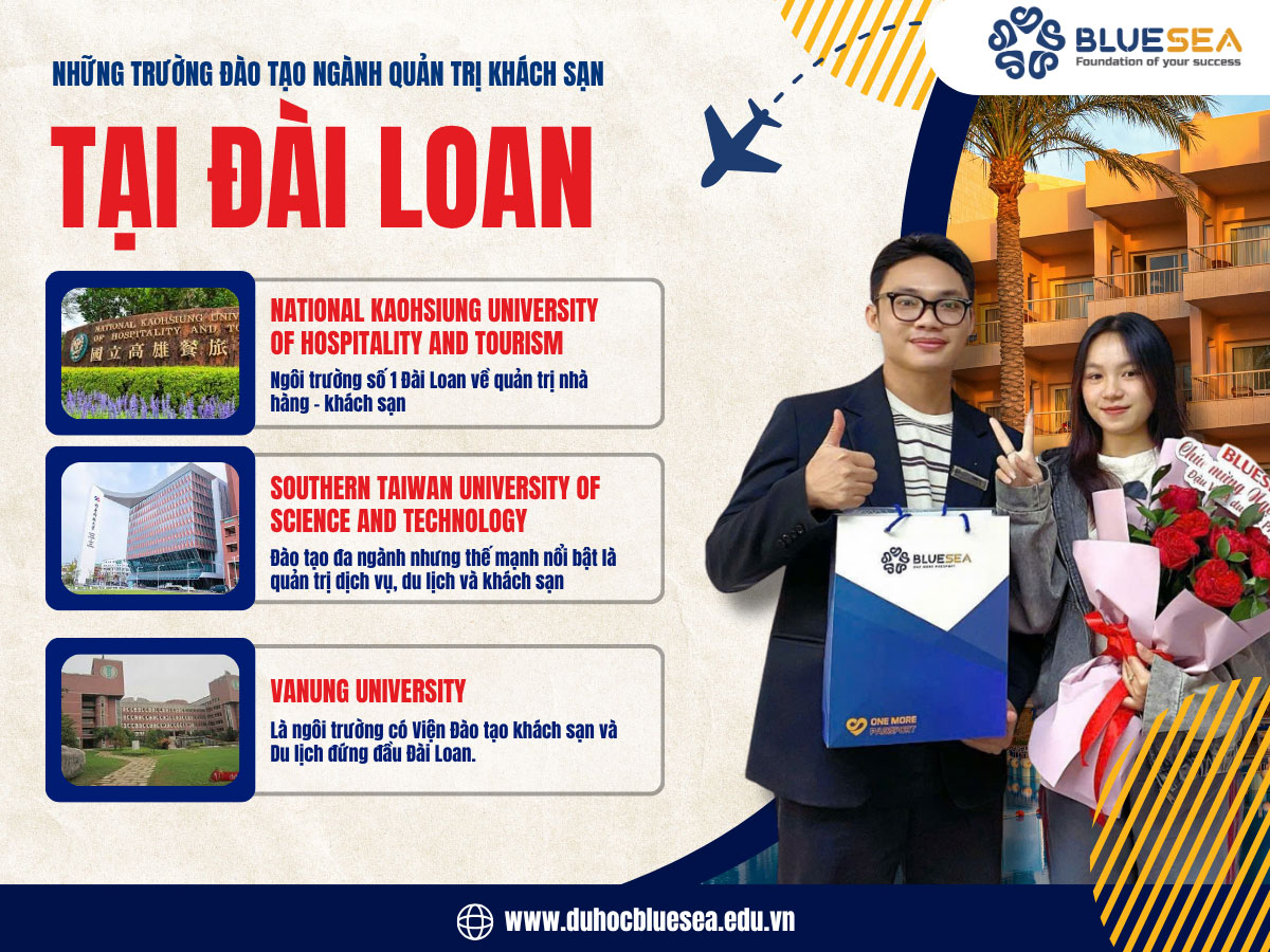 Những trường đào tạo ngành quản trị khách sạn nổi bật tại Đài Loan
