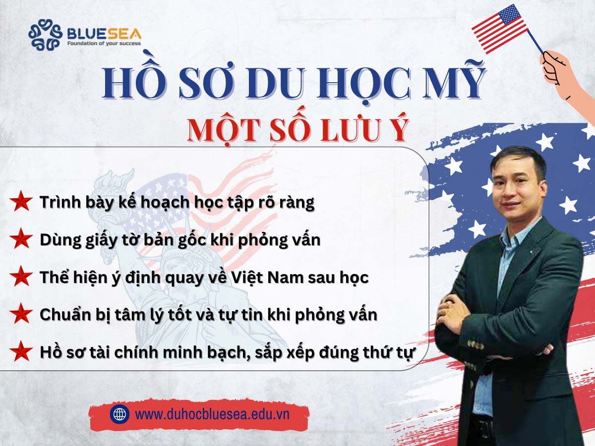 Một số lưu ý để có một bộ hồ sơ du học Mỹ rõ ràng và thuyết phục