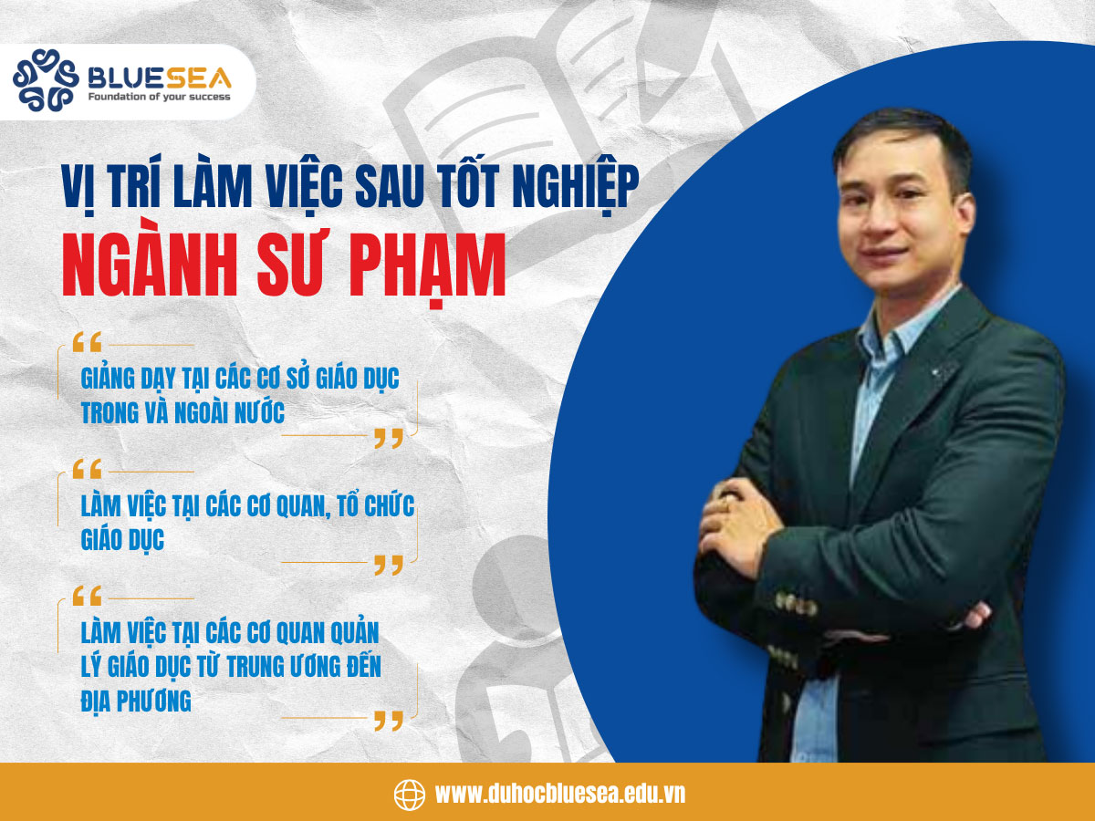 Vị trí việc làm sau khi du học ngành sư phạm
