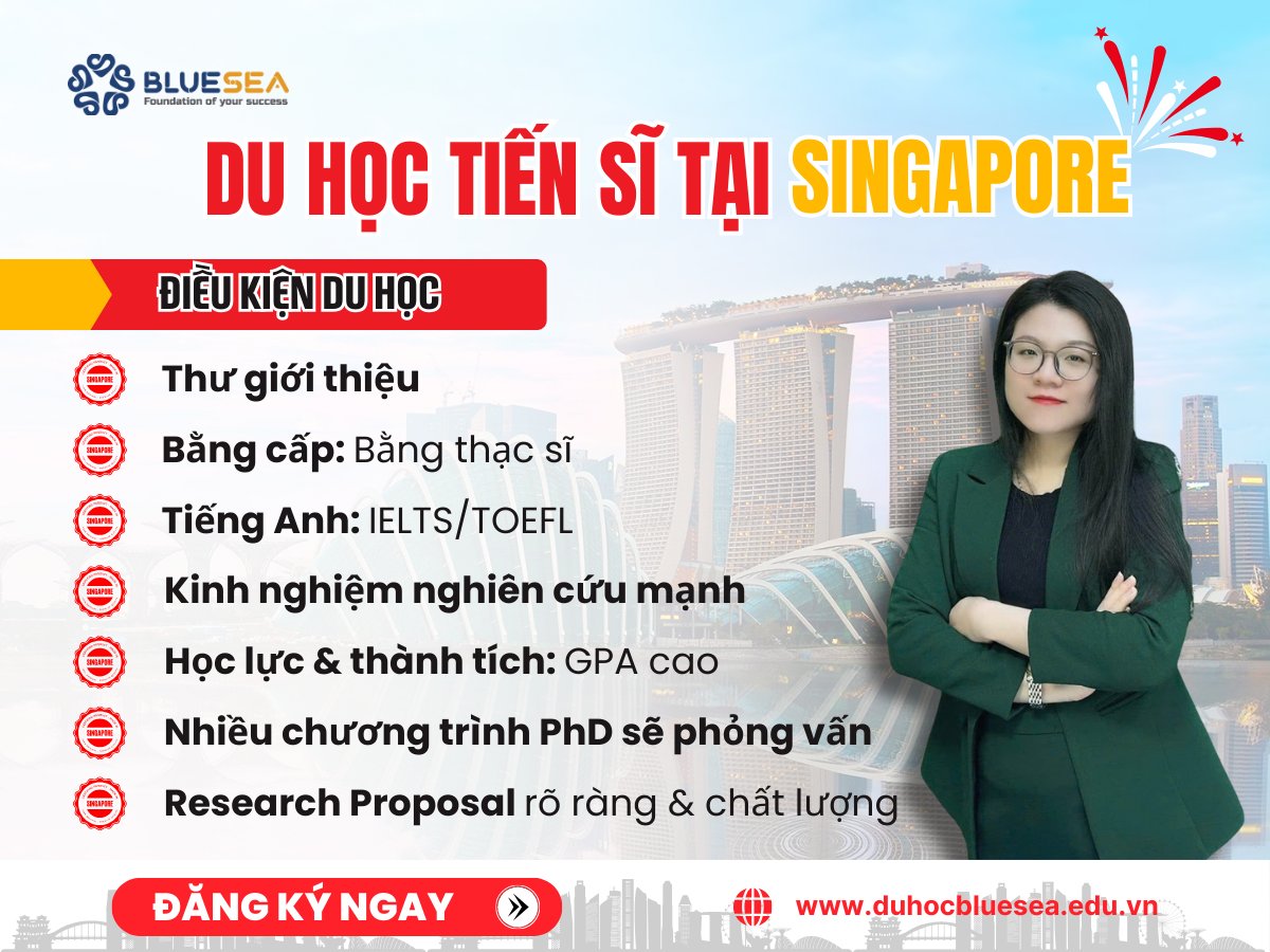 Điều kiện du học tiến sĩ tại Singapore